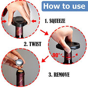 Pack Premium Dual Blade Wine Foil Cutter - Wine Bottle Opener Accessory - Gift for Wine Lovers by 3OZ (BLACK, 2) - Kitchen Parts America