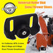 Huthbrother Universal Roller Skid Snow Thrower Shoes | 490-241-0038 Snow Blower Skid Shoes W/Hardware, for Craftsman, MTD, Cub C-adet, Fits Most 2-Stage and 3-Stage Snow Thrower Snowblowers - Grill Parts America