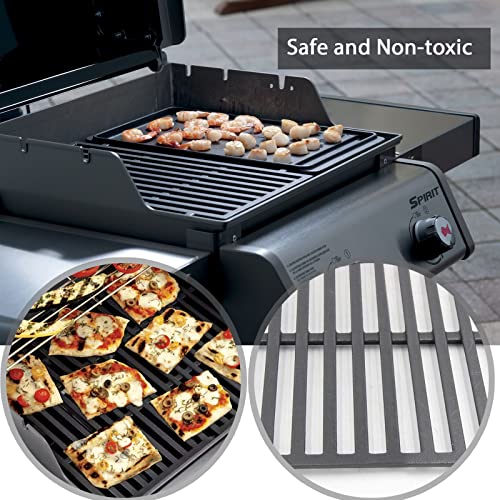 Hongso 17.5" Cast Iron Grill Grates Replacement Parts for Weber Spirit 200 Series, Spirit E-210 S-210, Spirit II 210 Series (2017 and Newer) Gas Grills (with Front-Mounted Control Panels), 7637 PCG637 - Grill Parts America