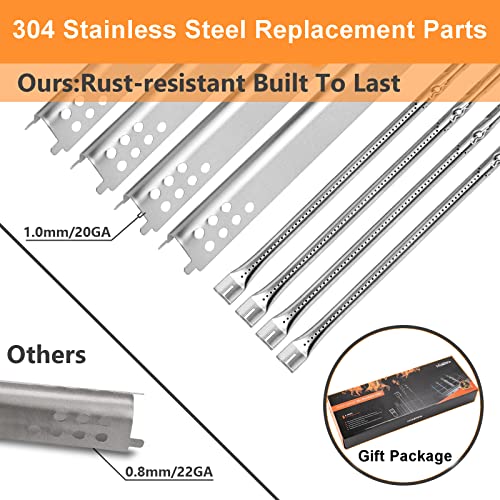 Hisencn Grill Replacement Parts for Charbroil Performance 5 Burner, 304 Stainless Steel Grill Parts for Charbroil 463347519, 463347518, 463361017, Replacement Parts for G470-5200-W1, G470-0004-W1 - Grill Parts America
