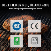 ThermoPro TP620 Instant Read Meat Thermometer Digital, Cooking Thermometer with Large Auto-Rotating LCD Display, Waterproof Food Thermometer Digital for Kitchen, BBQ, or Grill - Grill Parts America