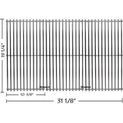 Hisencn Repair kit Replacement for Jenn Air 720-0337, 7200337, 720 0337 Gas Grill Model, 4pack Stainless Steel Burners Pipe Tube, Heat Plates Sheild Tent, Set of 3 Grill Cooking Grid Grates - Grill Parts America
