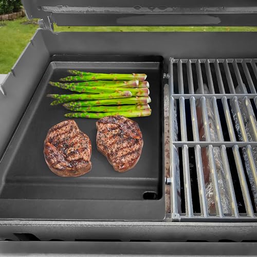SafBbcue 7566 Grill Griddle Insert,Cast Iron Griddle Replacement Parts for Weber Genesis 300 Series Genesis E-310 E-320 E-330 S-310 S-320 S-330 EP-310 EP-320 EP-330 CEP-310 CEP-330 ESP-310 Gas Grills - Grill Parts America
