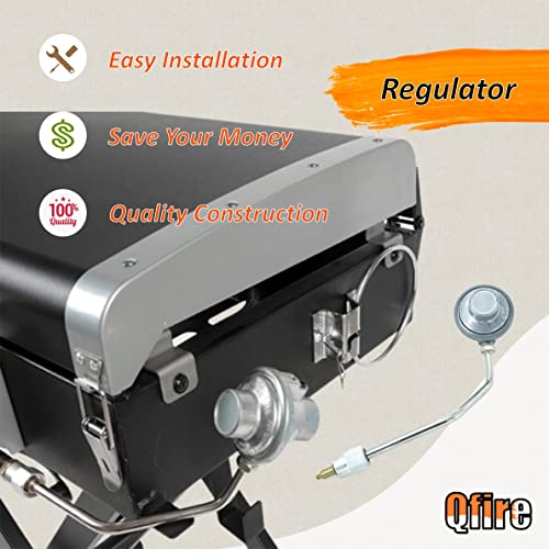 Regulator replacement Compatible with Blue Rhino Razor GGC2030M 25 Inch Outdoor 2 Burner Portable LP Propane Gas Grill Griddle - Grill Parts America