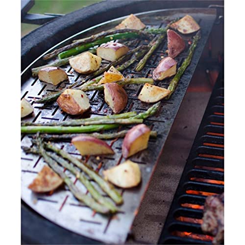 Kamado Joe KJ-HSSCGFV Cooking Surface for Fish and Vegetables, Stainless Steel - Grill Parts America