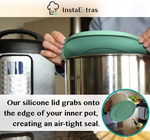 InstaExtras Silicone Lid Inner Pot Cover - Thumbnail 3