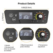Upgraded Control Board for Pit Boss Wood Pellet Grills, Pit Boss Control Panel Thermometer Controller Replacement Compatible with Pit Boss P7-340/700/1000/540/440FB1 Matte Black with LCD Display - Grill Parts America
