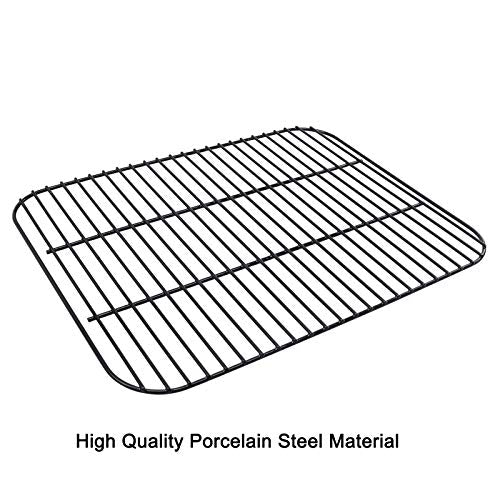 Hisencn Grill Grates Replacement for Dyna-Glo 3-Burner Open Cart Propane DGC310CNP-D, DGC310RNP-D, DGC310BNP-D, 19 3/5 inch Porcelain Coating Steel Cooking Grid - Grill Parts America
