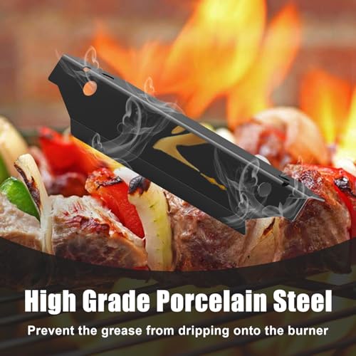 Barbqtime Grill Heat Plates Replacement Parts for Dyna-Glo 3 Burner Gas Grill, Porcelain Steel Heat Tents for Dyna-Glo DGC310CNP-D, DGC310RNP-D, DGC310BNP-D Grill Models, 3 Pack - Grill Parts America