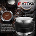 MATOW 58mm Coffee Distributor & Tamper, Dual Head Coffee Leveler Fits for Portafilter, Increased Adjustable Depth- Professional Espresso Hand Tampers - Kitchen Parts America