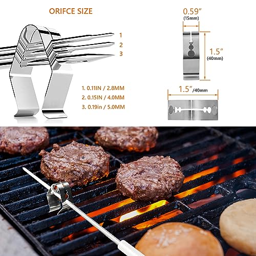 YAOAWE 2-Pack Temp Meat Probe Replacement for Pit Boss Pellet Grills and  Smokers. 3.5mm Plug Thermometer Probe for Pit Boss Smoker Accessories 