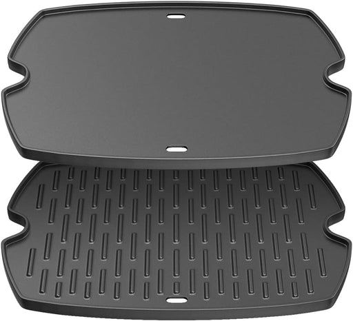 SafBbcue 7584 25"Cast Iron Full Size Cooking Griddle for Weber Q Series Q3200 Q3100 Q3000 Q320 Q300 Series GS4 Grills,Griddle Plate fits 57060001 586002 424001 396001 Grills,Replaces Grate #7646/7584 - Grill Parts America