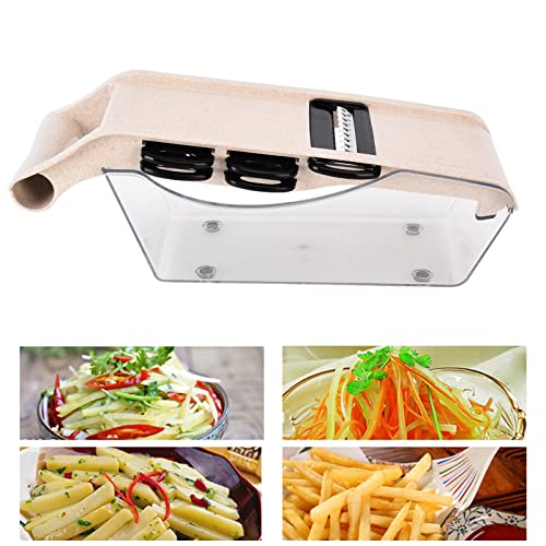 Mandoline Slicer, Kitchen Slicer with Container, Kitchen Mandoline Slicer with Replaceable Blades, Professional Food Chopper, Chopper, Slicer - Kitchen Parts America