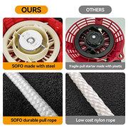 SOFO Recoil Starter for 212 Predator Engine - for Honda GX160 GX200 5.5 6.5HP Champion Generator Parts Pull Cord Replacement 3000 3500w Predator 212 Recoil Predator Engines 212cc Engine with Cord - Grill Parts America