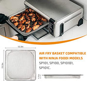 Replacement Air Fryer Basket for Ninja Foodi SP101 Air Fry Oven, Stainless Steel Air Fryer Accessories for Ninja Foodi SP100, SP101B1, SP101C - Grill Parts America