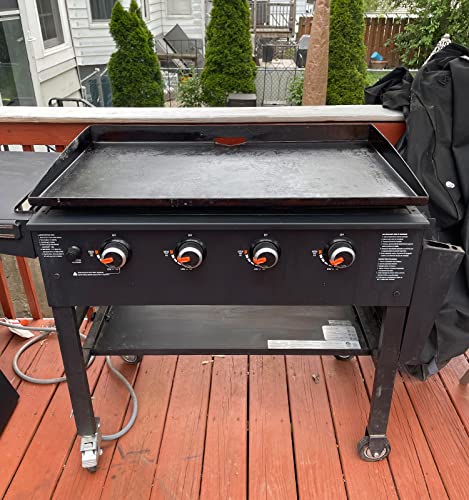 CALPOSE 15 Feet 5249 Propane to Natural Gas Conversion Kit for Blackstone 28”, 36” Griddle, 3/8 inch ID Natural Gas Hose Compatible for Tailgater, Rangetop Combo & Single Burner Rec Stove - Grill Parts America