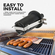 MOOTVGOO 2 Pack Hopper Lid Door Switch Kit Replacement for Masterbuilt Gravity Series 560/800/1050 XL & Digital Charcoal Grill & Smokers with Mounting Screws - Grill Parts America