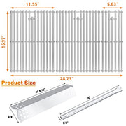 Hisencn Grill Parts Kit for Home Depot Nexgrill 5 Burner 720-0882A Gas Grill, Stainless Steel Grill Burners, Heat Plates Tent Shields Flame Tamers, Cooking Grates for Nexgrill Grill Parts - Grill Parts America