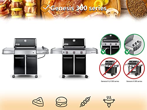Hisencn 65054 Grill Warming Rack for Weber Genesis 300 Series, Genesis E310, E320, E330, S310, S320, S330, Stainless Steel Warming Grate for Weber Genesis Grill Parts, 81323, 62749 - Grill Parts America
