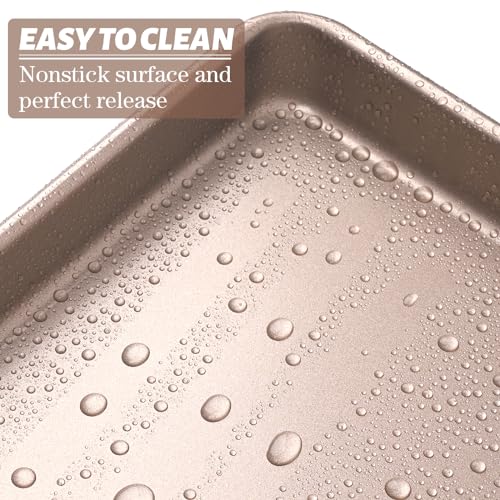 WMKGG 11 x 9 Inch Air Fryer Toaster Oven Tray, Set of 2 Nonstick Heavy Carbon Steel Toaster Baking Pan for Cuisinart, Ninja Foodi, Breville, Gowise, Black Decker - Grill Parts America