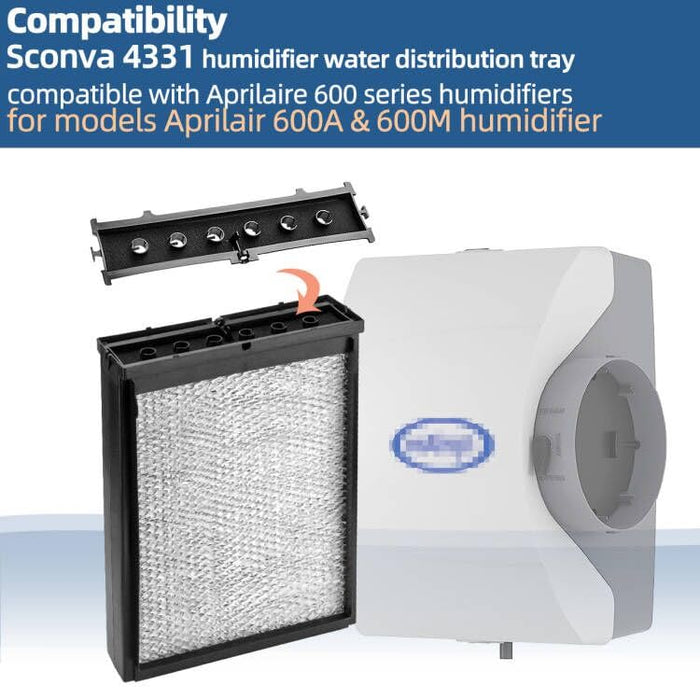 4331 Water Distribution Tray Replacement Compatible with Aprilaire 600 ...