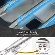 Criditpid Grill Replacement Parts for Home Depot Nexgrill 720-0830H, 720-0783E, 720-0888, 720-0888N,720-0864, 720-0864M, Heat Plate Burners Grate Ignition for Kenmore, Uniflame, Charbroil Gas Grill - Grill Parts America