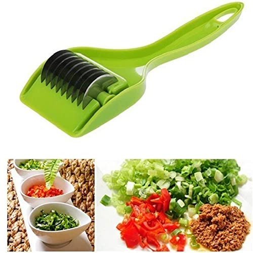 GIZTAT,Slicer Kitchen Gadget Tools Rolling Multi Blade Vegetable Knife Spice Cutter Chinese Green Onion Shredder Scallion Herb Chopper - Kitchen Parts America