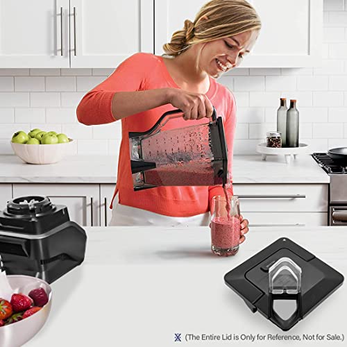 Pour Spout Cover Compatible with Ninja Blender Lid 72 oz Pitchers NJ600 BL610 BL740 BL700