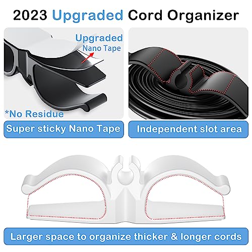 【8 Pack】Cord Organizer for Appliances, Upgraded Kitchen Appliance Cord Organizer Stick On Appliance Wire Organizer Wire Wrapper for Kitchen Appliances Mixers, Coffee Maker, Pressure Cooker, Air Fryer - Grill Parts America