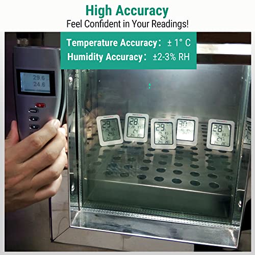ThermoPro TP50 2 Pieces Digital Hygrometer Indoor Thermometer Room Thermometer and Humidity Gauge with Temperature Humidity Monitor - Grill Parts America