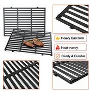 Hisencn 18.75'' Cooking Grates for Members Mark G54502-1 4 Burner Gas Grill, Cast Iron Grates for Charbroil 463211514, 463211513, 463211512, 463211511, 463211711, 463210511 - Grill Parts America