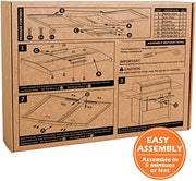 Grease Tray with Catch Pan - Universal Drip Pan for 4/5 Burner Gas Grill Models from Dyna Glo, Nexgrill, Expert Grill, Kenmore, BHG and More - Stainless Steel Grill Replacement Parts(24"-30") - Grill Parts America
