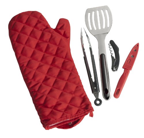 Char-Broil 5-Piece Grilling Glove and Utensil Set - Grill Parts America