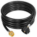 DOZYANT 15 Feet Propane Adapter Hose 1 lb to 20 lb Converter Replacement for QCC1 / Type1 Tank Connects 1 LB Bulk Portable Appliance to 20 lb Propane Tank - Grill Parts America