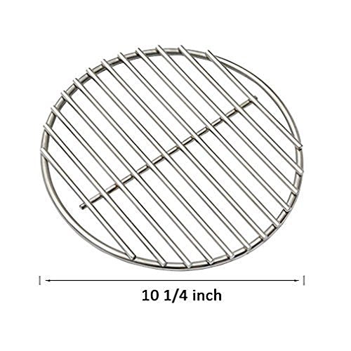 Onlyfire Stainless Steel High Heat Charcoal Fire Grate for Kamado Joe Classic and Most Other Kamado Grill, 10 1/4 Inch - Grill Parts America