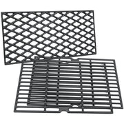 Hisencn Cast Iron Cooking Grates for Dyna glo DGH485CRP DGH450CRP DGH474CRP DGB495SDP DGH483CRP 5-Burner Propane Gas Grill Grid Replacement Parts 3-Packs - Grill Parts America
