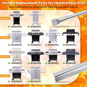Hisencn Grill Parts for Charbroil Performance 4 Burner Gas Grill 463365021 463365522 463352521, 5-Burner 463450022, 2 Burner 463630021, Heat Tent G325-0002-W1, Grill Burners G327-2100-W1 - Grill Parts America