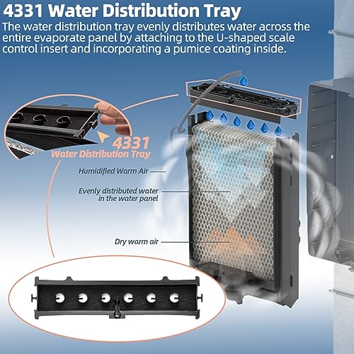 4331 Water Distribution Tray Replacement Compatible with Aprilaire 600 ...