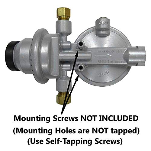 Fairview RV Camper LP Propane 2 Stage Automatic Changeover Regulator - Grill Parts America