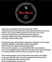 MacMaxe ULKA Model E Type EFP5 - Replacement Pump Compatible with Breville Espresso Machine - Solenoid Vibratory Water Pump with 2 O-Ring Seals - 15 Bar Max Pressure, 2/1 Min. On/Off, 120V, 60Hz, 52W - Grill Parts America