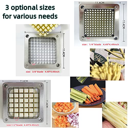 Havulhua 440C Commercial Food Grade Vegetable Chopper Dicer Blade Replacement Stainless Steel Blade for Chopper Dicer (1/4''+1/4''blade)… - Kitchen Parts America