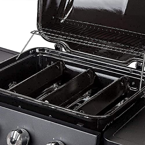 Hisencn Bundle of Grill Kits for DynaGlo DGC310CNP-D, DGC310RNP-D, DGC310BNP-D, Porcelain Steel Heat Plate and Cooking Grid for Dyna-Glo 3-Burner Propane Gas Grill - Grill Parts America