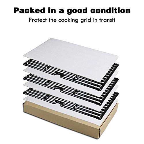 Uniflasy Cast Iron Cooking Grates for Dyna glo DGF493BNP DGF493PNP, Grill Grid Replacement Parts for Kenmore 146.23678310 146.16132110 146.16153110 146.20164510 146.23679310 146.23681310 146.23766310 - Grill Parts America