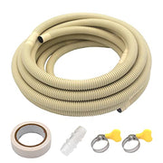 HANSUM Mini Split Drain Hose Air Conditioner Parts & Accessories Pipe Water Tube Pump Universal Line Set Cover for AC Drainage Hvac Extender Outside (25FT) - Grill Parts America