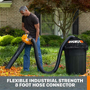 WORX WA4054.2 LeafPro Universal Leaf Collection System for All Major Blower/Vac Brands - Grill Parts America