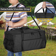 SAMDEW Grill Cover Compatible with Ninja Woodfire Outdoor Grill, BBQ Bag Compatible with Ninja OG701 & OG751 Smoker Grill, Carrying Case Fit for 7 in 1 Woodfire Electric Grill & Accessories, Bag Only - Grill Parts America