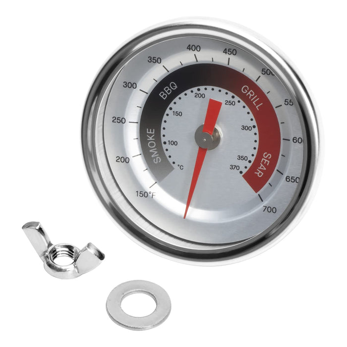 SafBbcue 3" Thermometer Gauge for Masterbuilt Gravity Series 560 800 1050 XL Accessories Masterbuilt MB20040220 MB20040221 MB20041220 Digital Charcoal Grill and Smoker Thermometer Replacement Parts - Grill Parts America