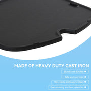 7034 Cast Iron Grill Griddle for Weber 9010001 Traveler Portable Gas Grill, Cooking Griddle for Weber Traveler Accessories Portable BBQ Grill Replacement Parts - Grill Parts America