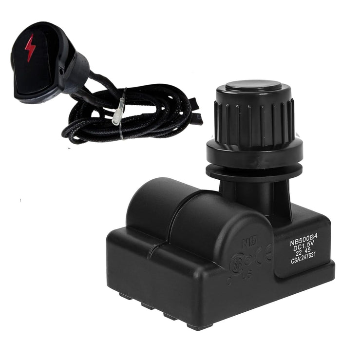 MCAMPAS Generatore Di Scintille A Gas Per Griglia, 2 Uscite, A Batteria AA, Compatibile Con Brinkmann, Char Broil, Nexgrill E Altri