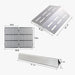 Zemibi Stainless Steel Flavorizer Bars & Heat Deflector, 7524 19.5" Porcelain-Enameled Cooking Grill Grates Gas Grill Replacement Parts for Weber Genesis 300 Series E310 E320 E330 S310 S320 S330 - Grill Parts America